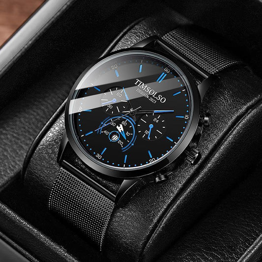 All-matching Simple And High-end Elegant Cool Ultra-thin Calendar Quartz Watch - Arazalabllc