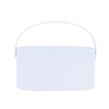 Portable LED Light Storage Box Beauty And Makeup Mirror - Arazalabllc