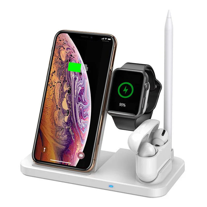 Three-in-one Wireless Charger Portable Folding - Arazalabllc